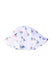 A White Sun Hats from Angel Dear in size 6-12M for neutral. (Back View)