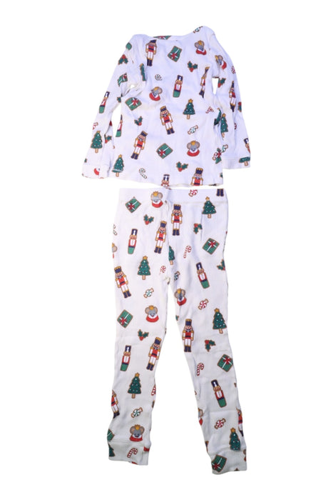 A White Pyjama Sets from Angel Dear in size 5T for neutral. (Back View)