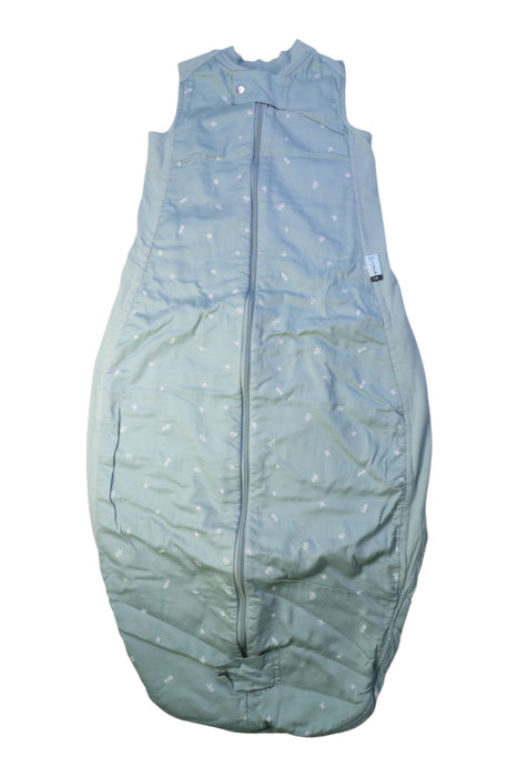 A Grey Sleepsacs from ErgoPouch in size 2T for neutral. (Front View)