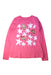 A Pink Long Sleeve Tops from Crewcuts in size 10Y for girl. (Front View)