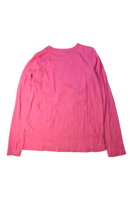 A Pink Long Sleeve Tops from Crewcuts in size 10Y for girl. (Back View)