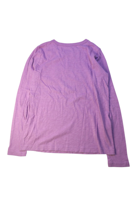 A Purple Long Sleeve Tops from Crewcuts in size 10Y for girl. (Back View)