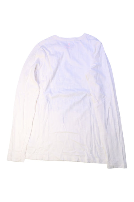 A White Long Sleeve T Shirts from Crewcuts in size 12Y for girl. (Back View)