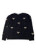 A Black Crewneck Sweatshirts from Crewcuts in size 10Y for girl. (Front View)