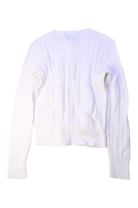 A White Cardigans from Polo Ralph Lauren in size 8Y for girl. (Back View)