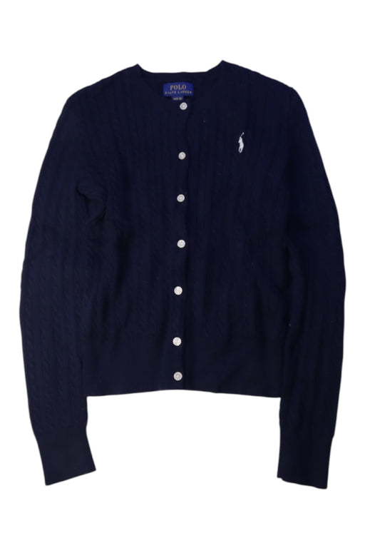A Navy Cardigans from Polo Ralph Lauren in size 8Y for girl. (Front View)