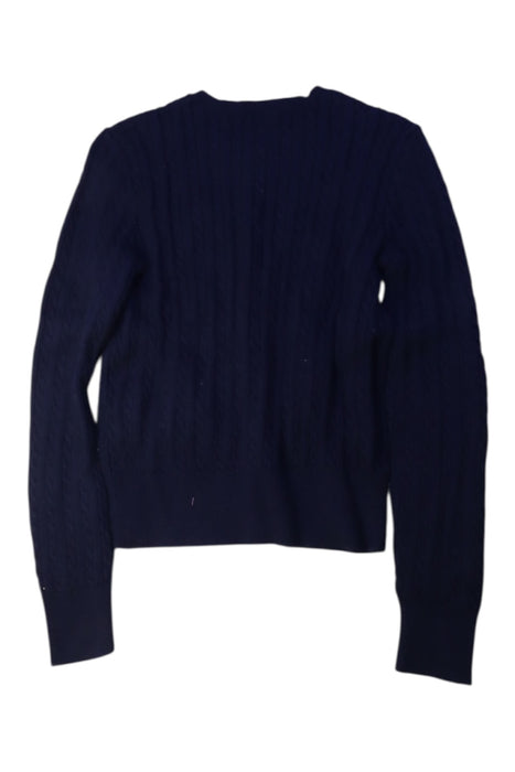A Navy Cardigans from Polo Ralph Lauren in size 8Y for girl. (Back View)