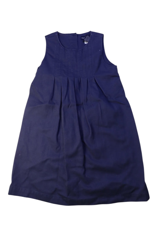 A Navy Sleeveless Dresses from Ralph Lauren in size 6T for girl. (Front View)