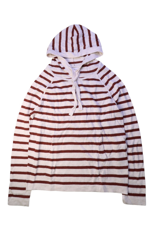 A Red Hooded Sweatshirts from Excuse My French in size 10Y for girl. (Front View)