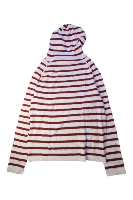 A Red Hooded Sweatshirts from Excuse My French in size 10Y for girl. (Back View)