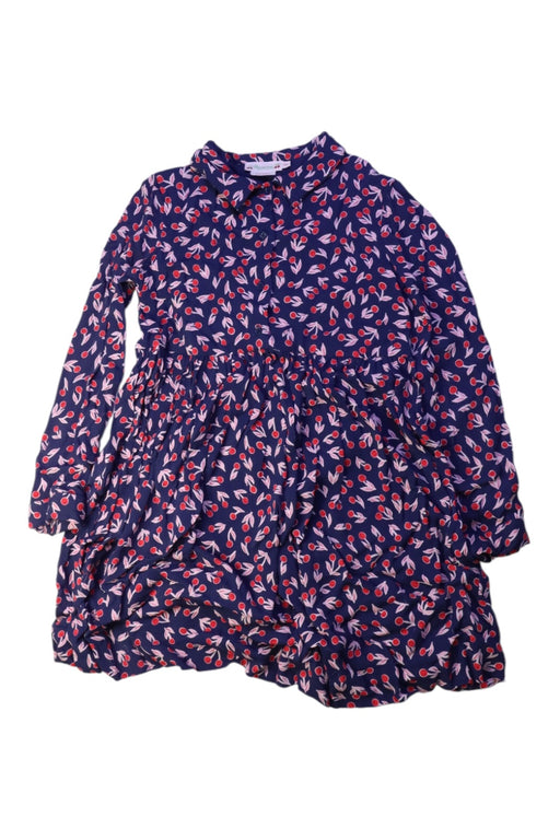 A Navy Long Sleeve Dresses from Bonpoint in size 8Y for girl. (Front View)
