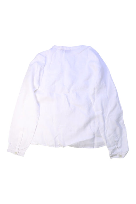 A White Long Sleeve Shirts from Bonpoint in size 10Y for boy. (Back View)
