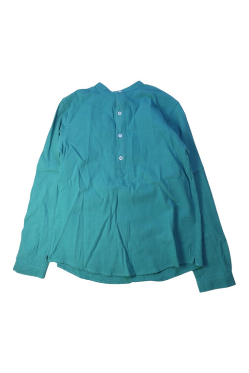 A Teal Long Sleeve Shirts from Gocco in size 9Y for boy. (Front View)