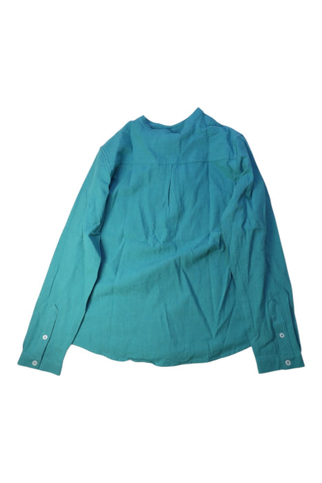 A Teal Long Sleeve Shirts from Gocco in size 9Y for boy. (Back View)