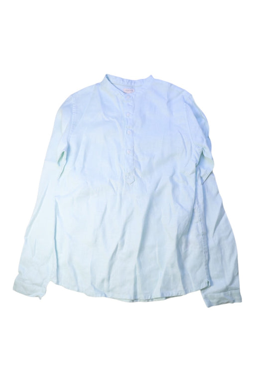 A White Long Sleeve Shirts from Gocco in size 11Y for boy. (Front View)
