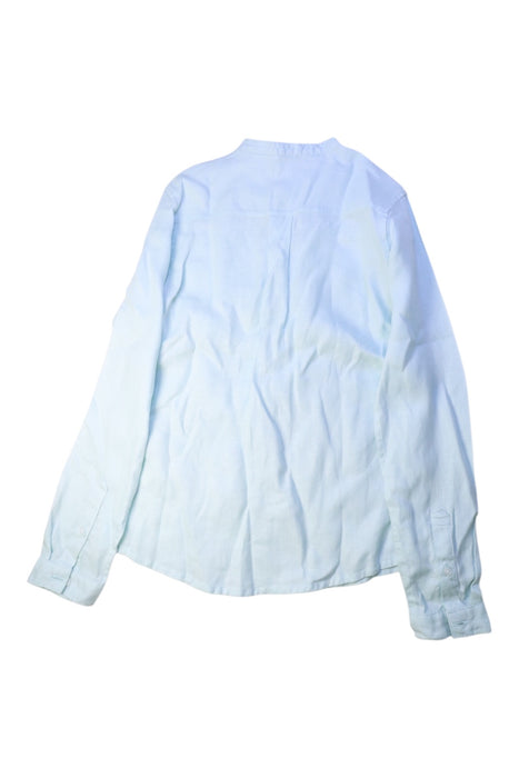 A White Long Sleeve Shirts from Gocco in size 11Y for boy. (Back View)