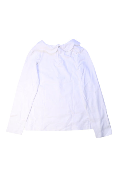 A White Long Sleeve Shirts from Jacadi in size 8Y for girl. (Back View)
