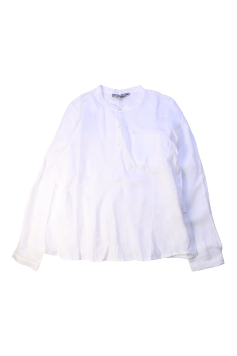 A White Long Sleeve Shirts from Bonpoint in size 8Y for boy. (Front View)
