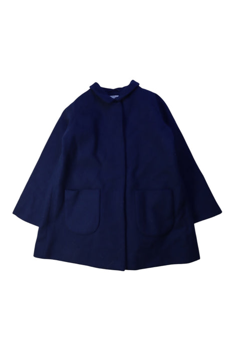 A Navy Coats from COS in size 4T for girl. (Front View)