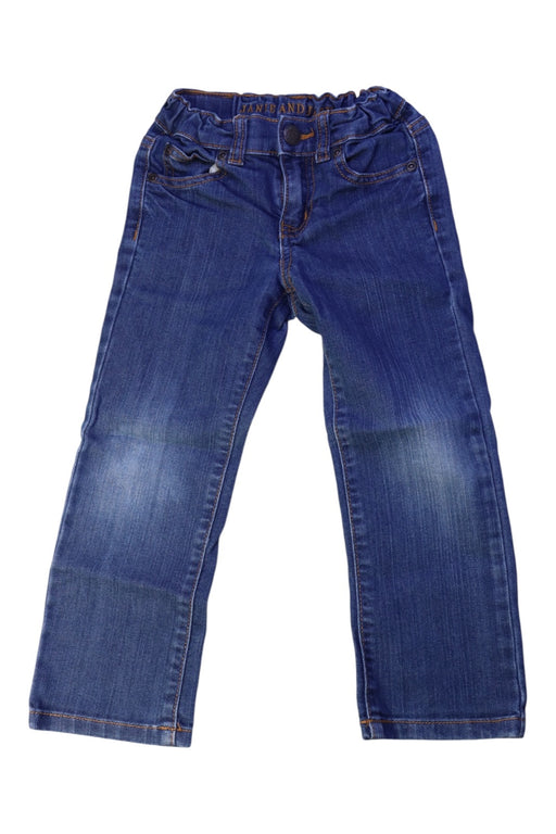 A Blue Jeans from Janie & Jack in size 4T for boy. (Front View)