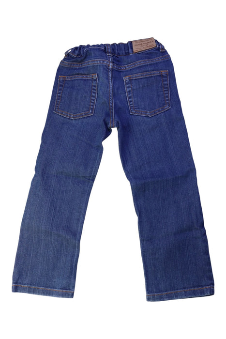 A Blue Jeans from Janie & Jack in size 4T for boy. (Back View)