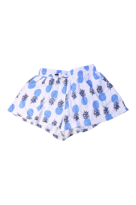A White Shorts from Seed in size 4T for girl. (Front View)