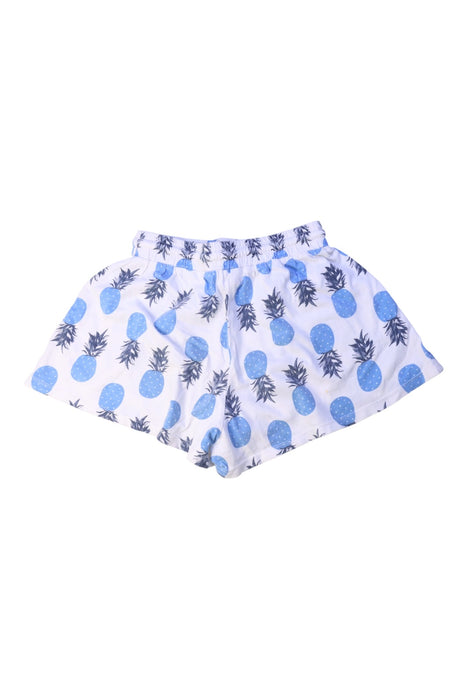 A White Shorts from Seed in size 4T for girl. (Back View)