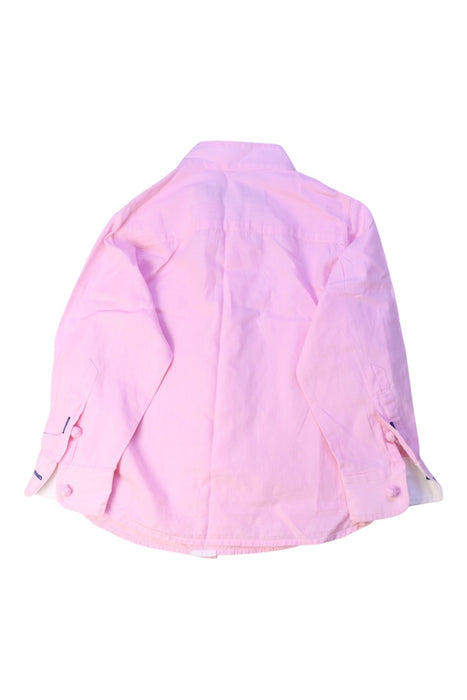 A Pink Long Sleeve Shirts from Shanghai Tang in size 2T for boy. (Back View)