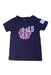 A Navy Short Sleeve T Shirts from Shanghai Tang in size 2T for boy. (Front View)