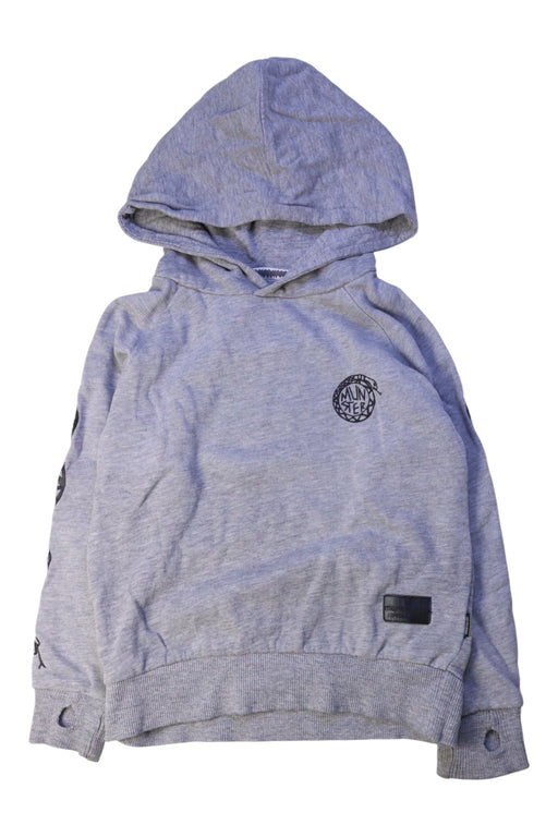 A Grey Hooded Sweatshirts from Munster in size 4T for boy. (Front View)