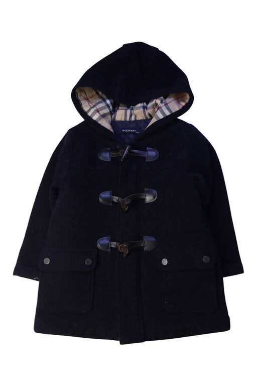 A Navy Coats from Burberry in size 18-24M for boy. (Front View)