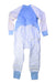 A Blue Onesies from Sleepy Company in size 6T for neutral. (Back View)