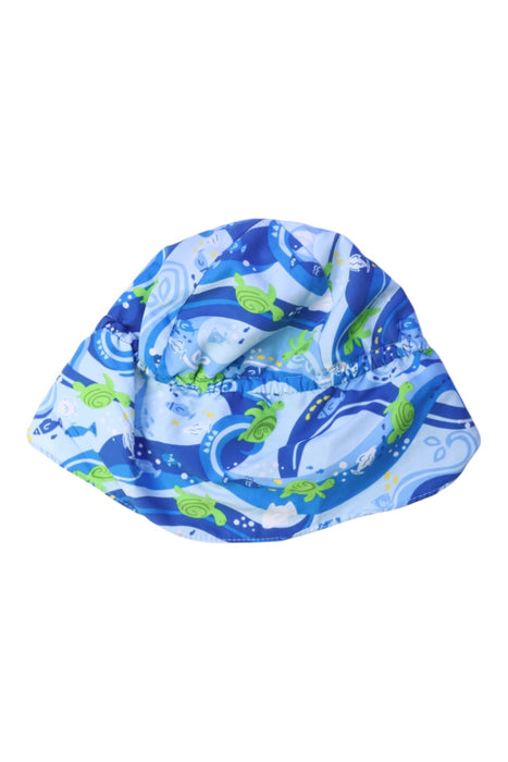 A Blue Sun Hats from i play in size 2T for boy. (Back View)
