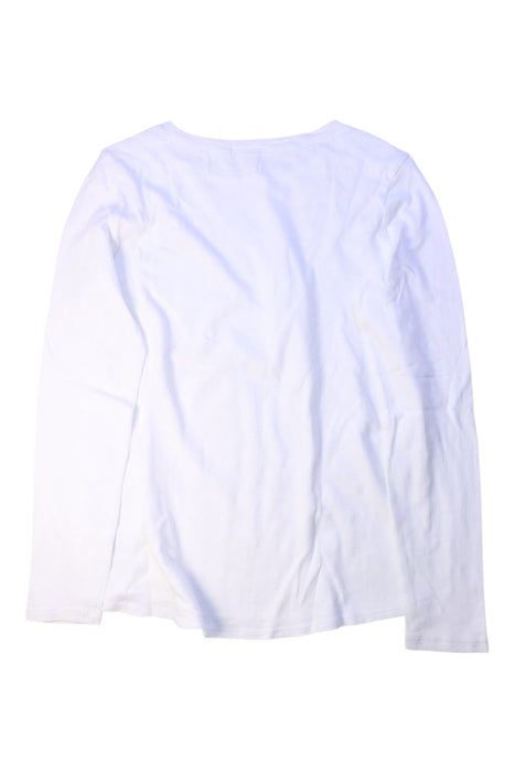 A White Long Sleeve Tops from Crewcuts in size 8Y for girl. (Back View)