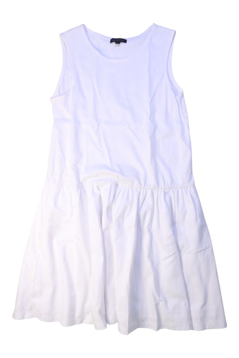 A White Sleeveless Dresses from Ferrari in size 9Y for girl. (Front View)