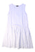 A White Sleeveless Dresses from Ferrari in size 9Y for girl. (Front View)