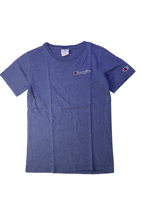 A Blue Short Sleeve T Shirts from Champion in size 11Y for boy. (Front View)