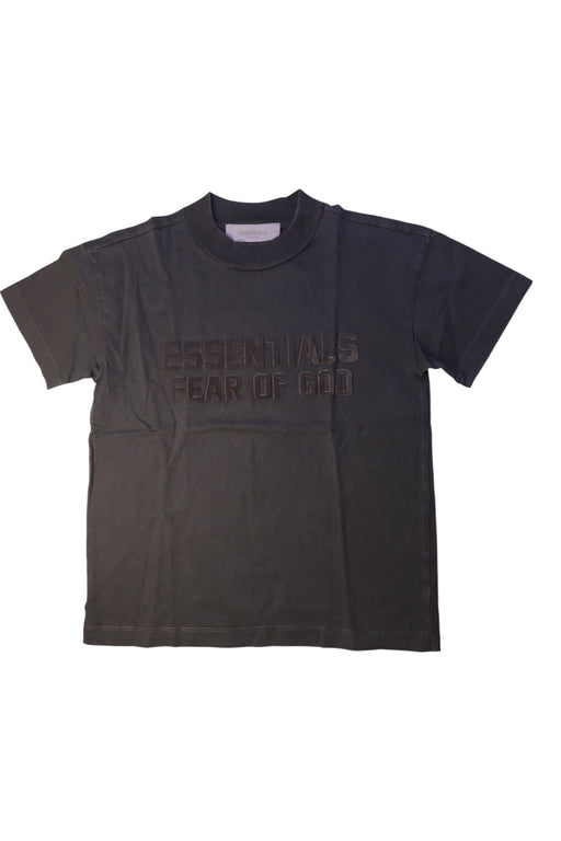 A Black Short Sleeve T Shirts from Fear of God Essentials in size 10Y for boy. (Front View)