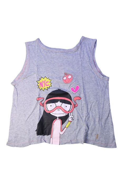 A Grey Sleeveless Tops from Little Marc Jacobs in size 10Y for girl. (Front View)
