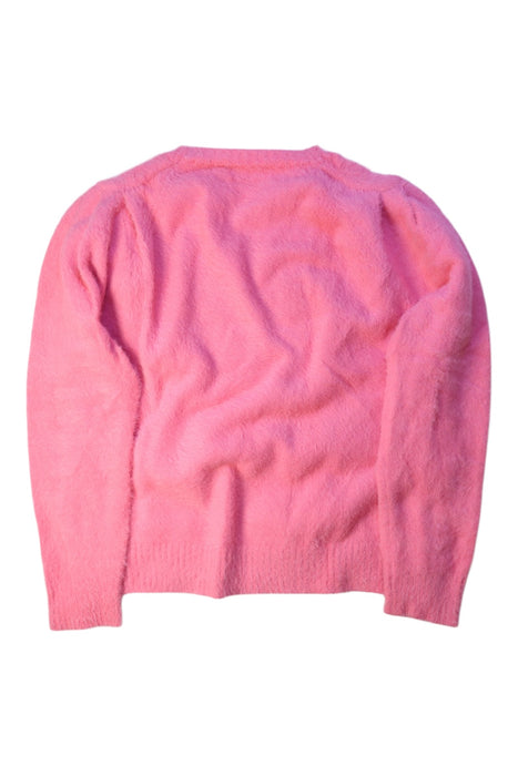 A Pink Knit Sweaters from IKKS in size 10Y for girl. (Back View)