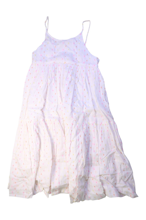 A White Sleeveless Dresses from Bonpoint in size 8Y for girl. (Front View)