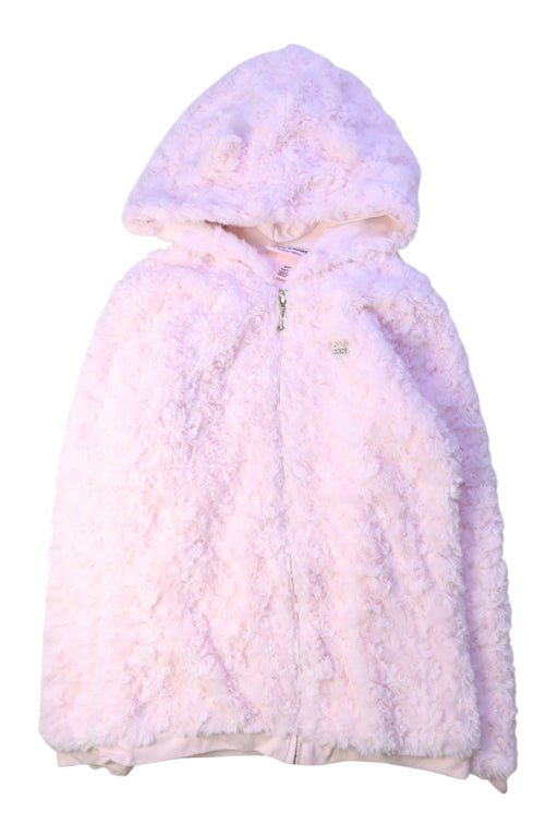 A White Zippered Sweatshirts from Juicy Couture in size 8Y for girl. (Front View)