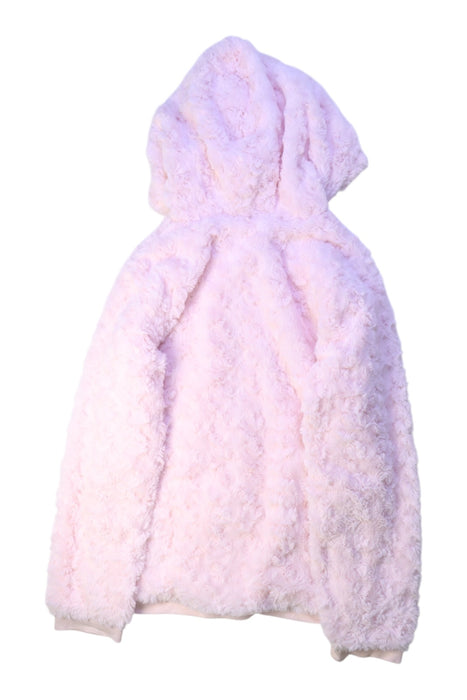 A White Zippered Sweatshirts from Juicy Couture in size 8Y for girl. (Back View)