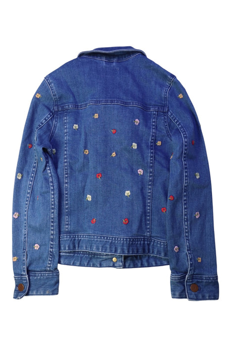 A Blue Lightweight Jackets from Madewell x Crewcuts in size 10Y for girl. (Back View)