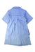 A Blue Short Sleeve Dresses from Seed in size 8Y for girl. (Back View)