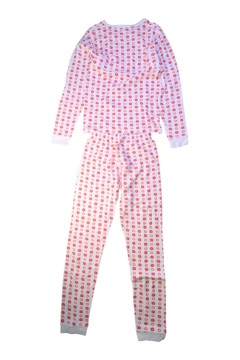 A Pink Pyjama Sets from Petit Bateau in size 10Y for girl. (Back View)