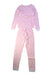 A Pink Pyjama Sets from Petit Bateau in size 10Y for girl. (Back View)