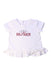 A White Short Sleeve Tops from Tommy Hilfiger in size 6-12M for girl. (Front View)