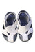 A White Sandals from Air Jordan in size 12-18M for neutral. (Back View)