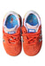 A Orange Sneakers from Adidas in size 18-24M for neutral. (Back View)